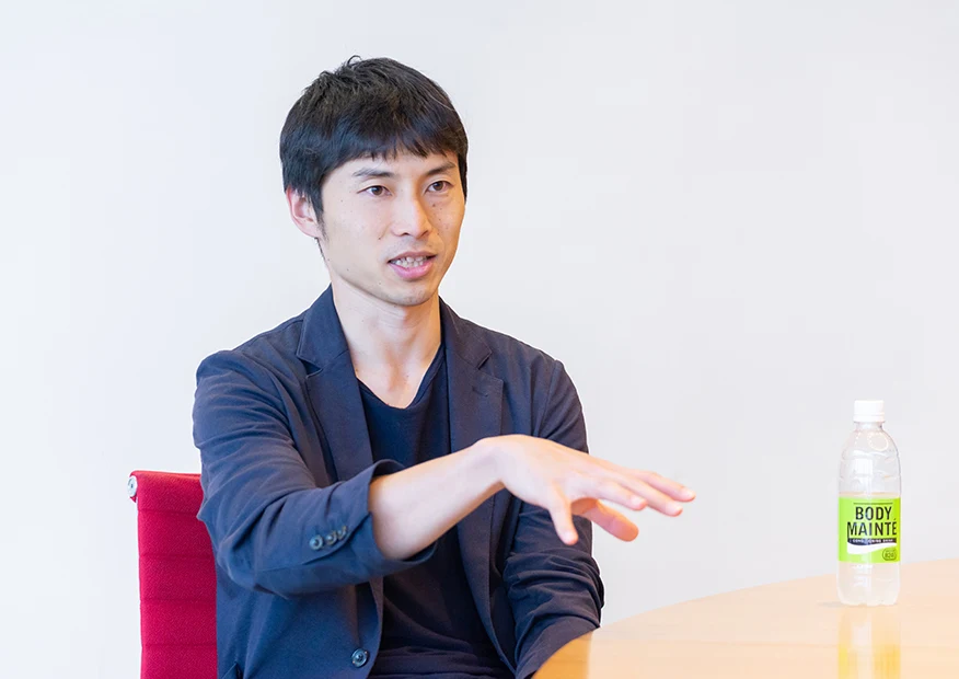 株式会社DeNA CHO室 室長代理 平井孝幸 氏のインタビュー風景