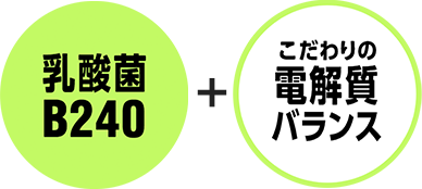 乳酸菌B420+こだわりの電解質バランス