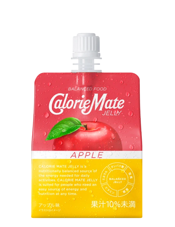 NEW! CalorieMate JELLY APPLE の商品画像