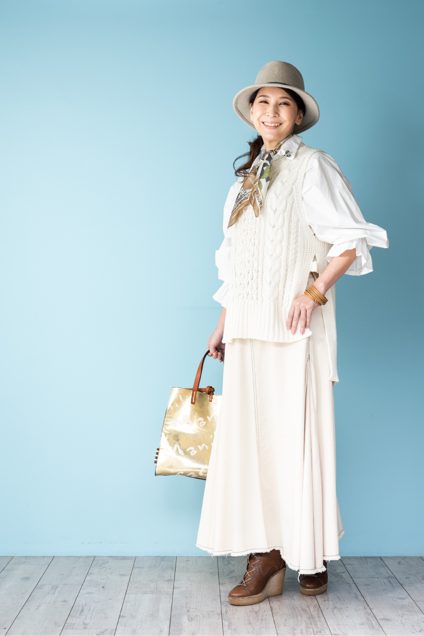 第15回　白一色で３つの着こなし／スタイリスト・石田純子さんの【明日、何着る？】