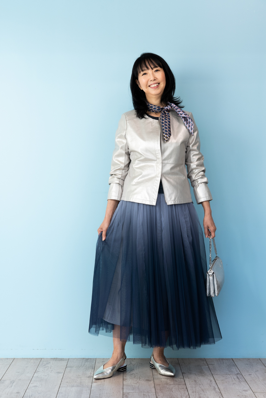 第16回 この上なく柔らかいレザージャケット/スタイリスト・石田純子さんの【明日、何着る?】