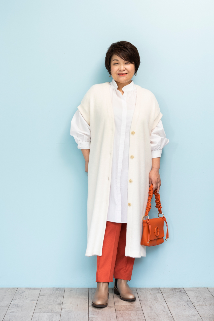 第20回 上半身引き締めコーディネート/スタイリスト・石田純子さんの【明日、何着る?】