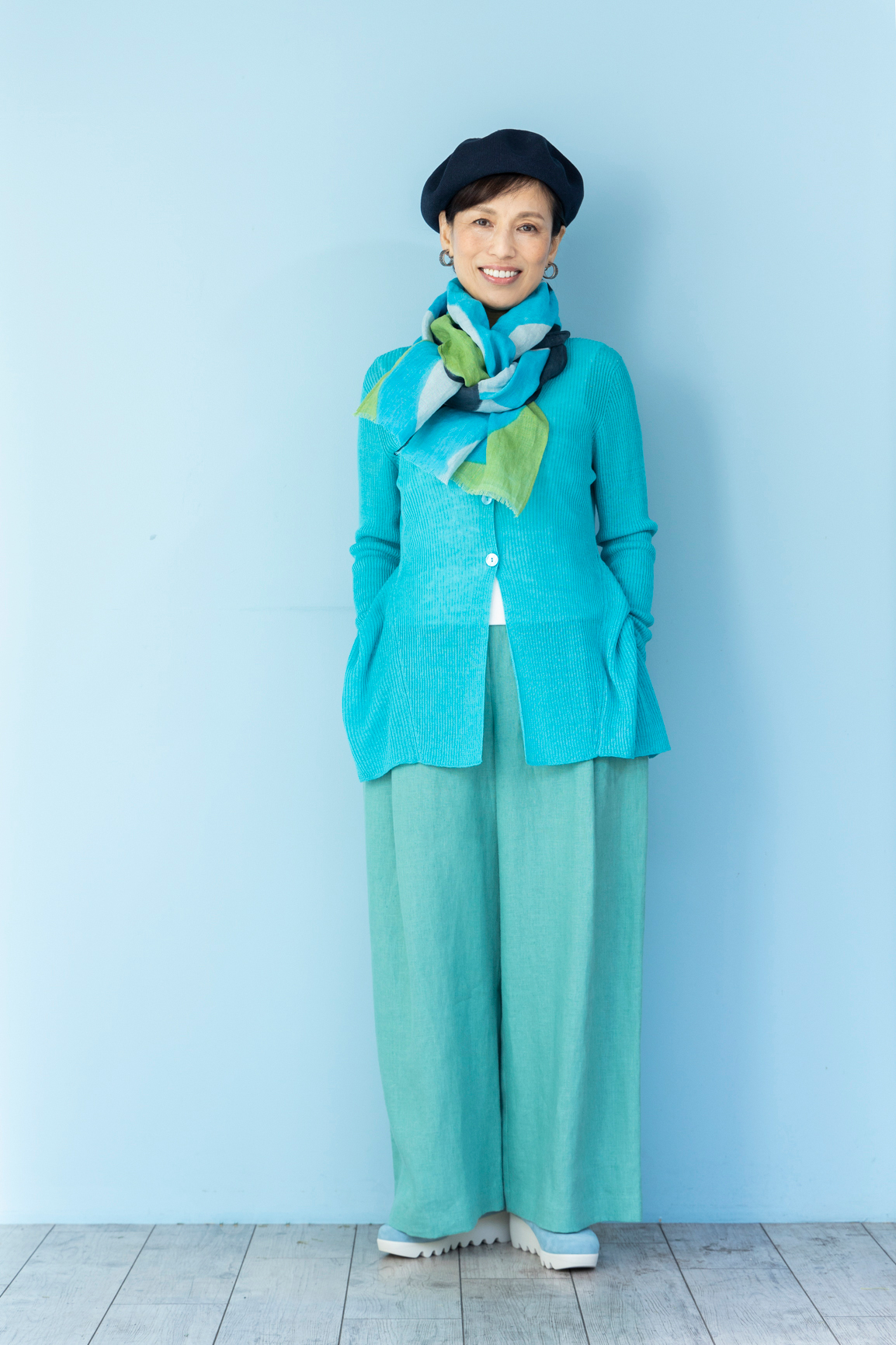 第44回 明るい色で春を迎えよう/スタイリスト・石田純子さんの【明日、何着る?】