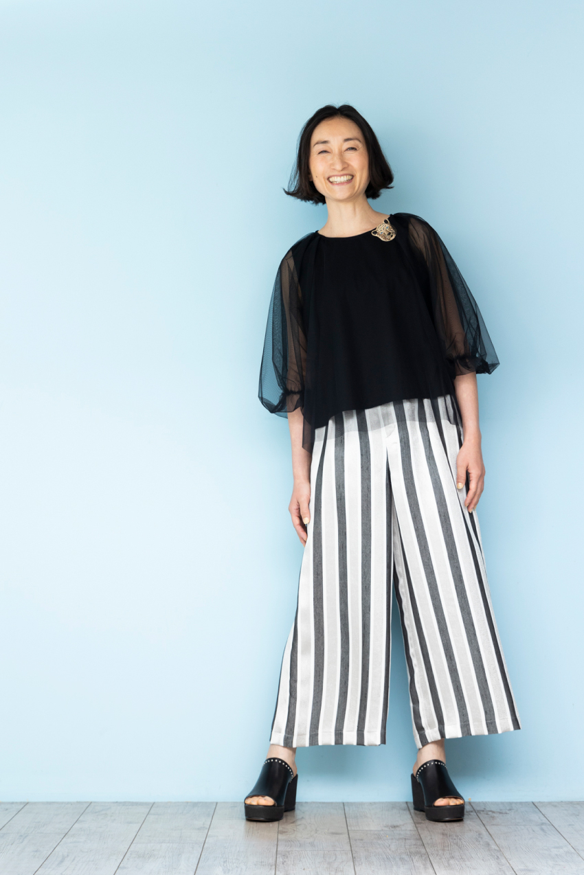 第55回 シアー素材をカジュアルに/スタイリスト・石田純子さんの【明日、何着る?】