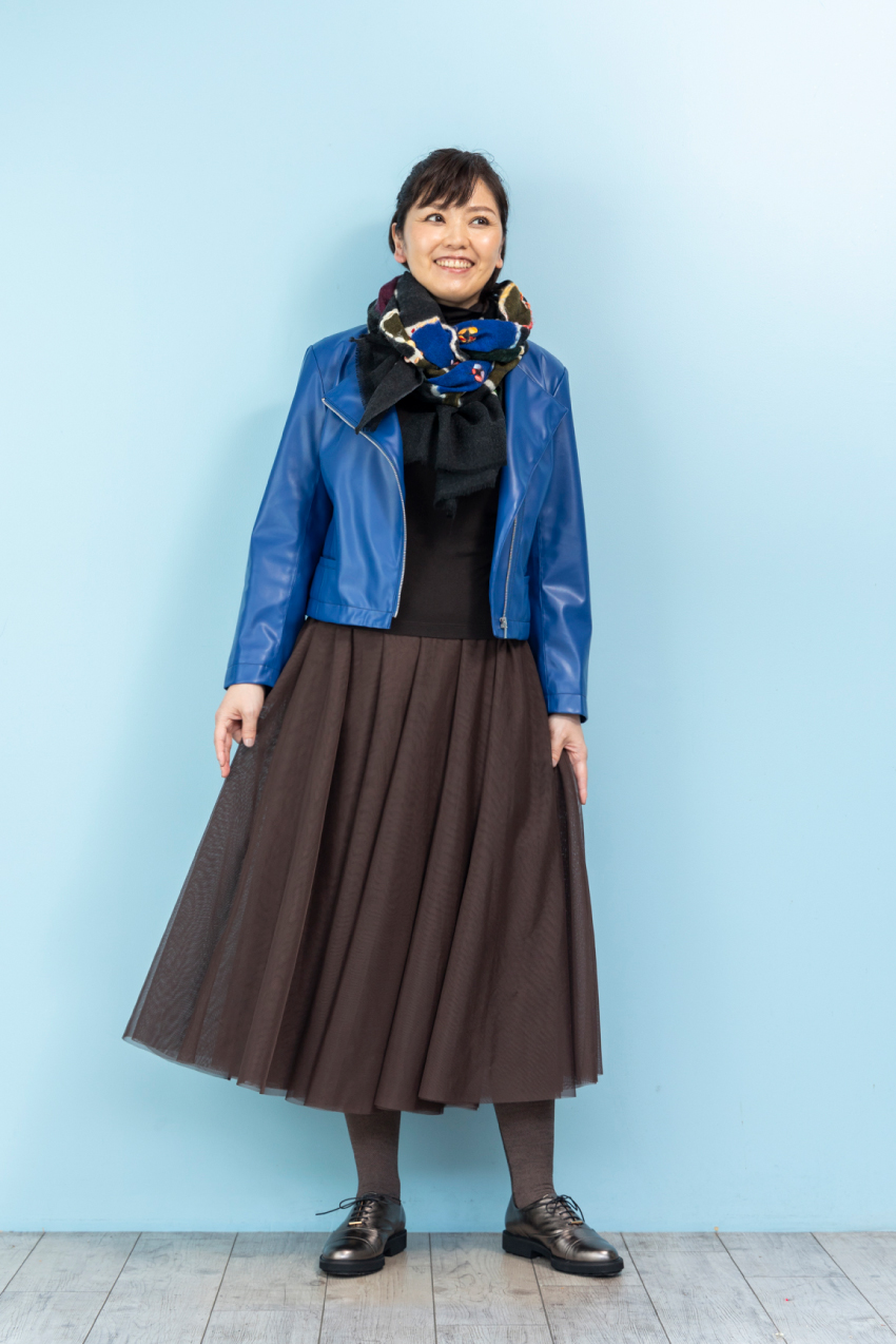 第59回　フェイクレザー風ジャケットを1枚／スタイリスト・石田純子さんの【明日、何着る？】