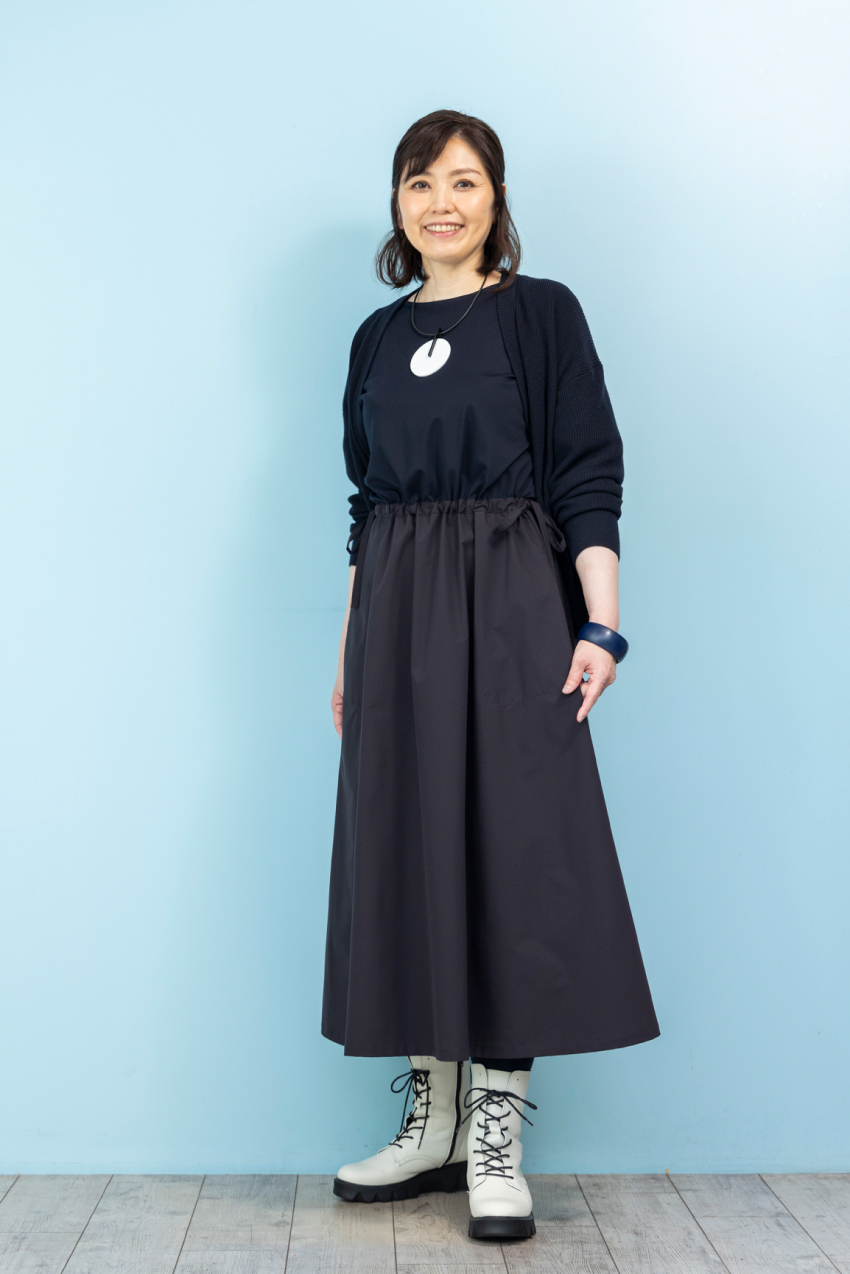 第60回 新しいカーディガンの着こなし/スタイリスト・石田純子さんの【明日、何着る?】