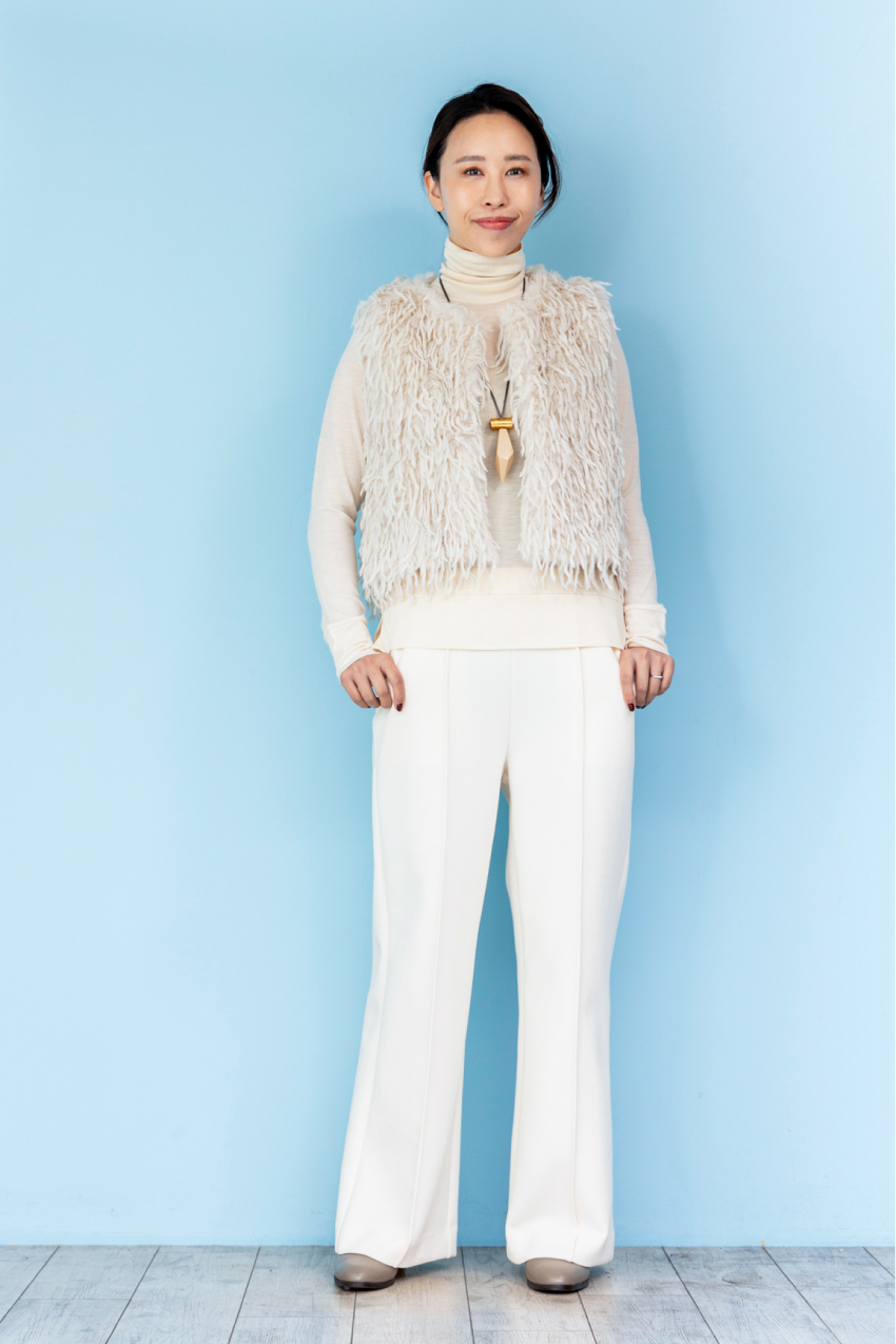 第61回 ふわもこジレのコーデ3選/スタイリスト・石田純子さんの【明日、何着る?】