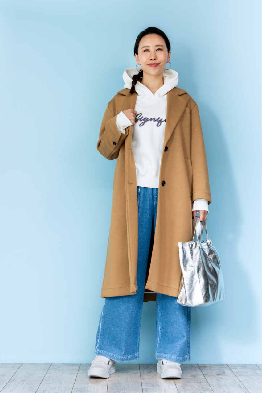 第62回　ダンボールニットのコート／スタイリスト・石田純子さんの【明日、何着る？】