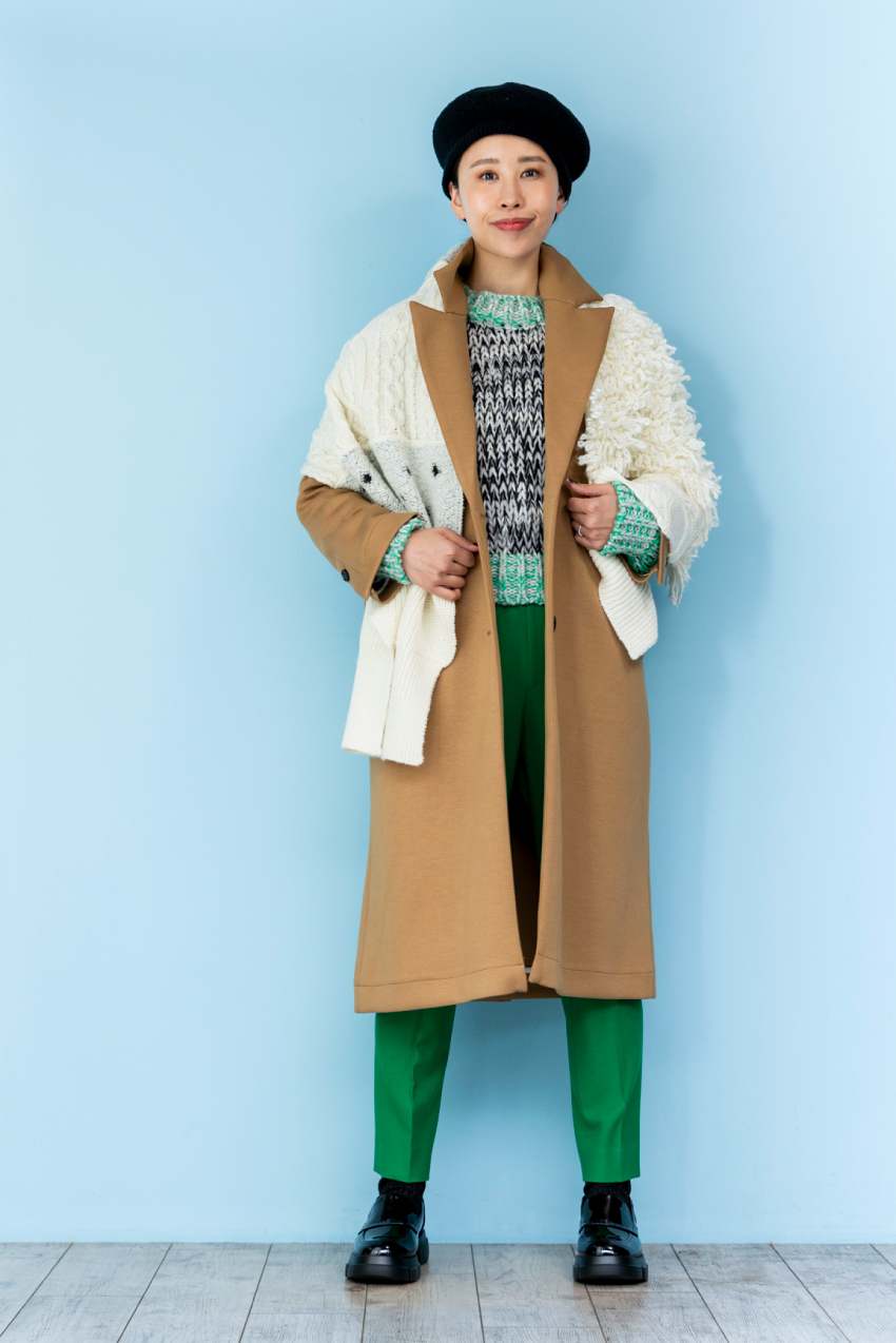 第62回　ダンボールニットのコート／スタイリスト・石田純子さんの【明日、何着る？】