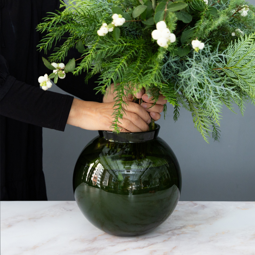 第60回　針葉樹のブーケ／北欧フラワーデザイン協会・ヘンティネン・クミさんの【フィンランド花通信】