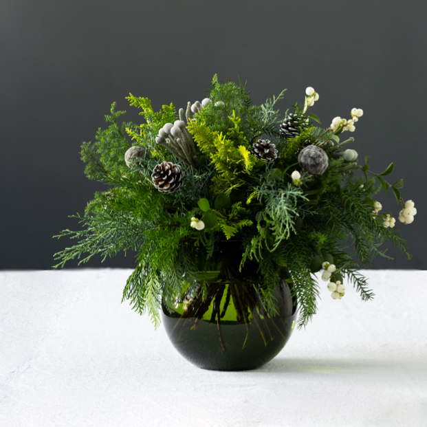 第60回　針葉樹のブーケ／北欧フラワーデザイン協会・ヘンティネン・クミさんの【フィンランド花通信】