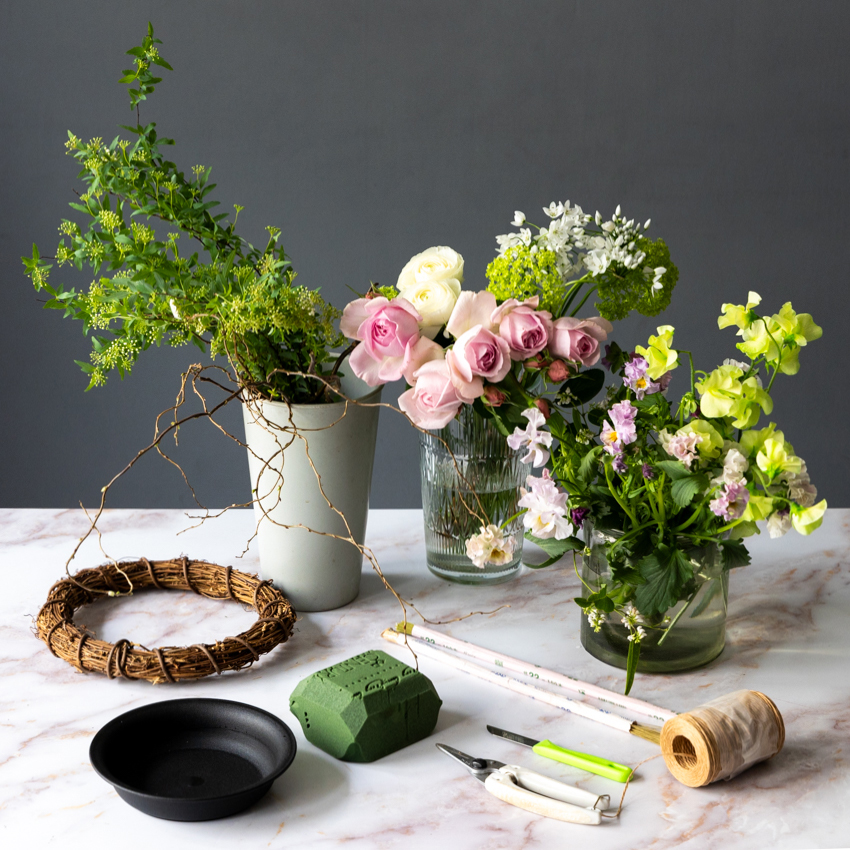 第64回 母の日のハートアレンジメント/北欧フラワーデザイン協会・ヘンティネン・クミさんの【フィンランド花通信】