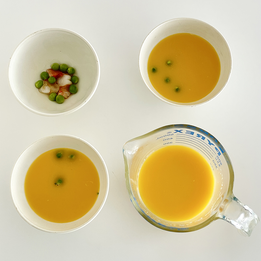 第56回　中華風エビとグリーンピースの茶碗蒸し／菓子研究家・福田里香さん の【台所はいつもセレンディピティ】