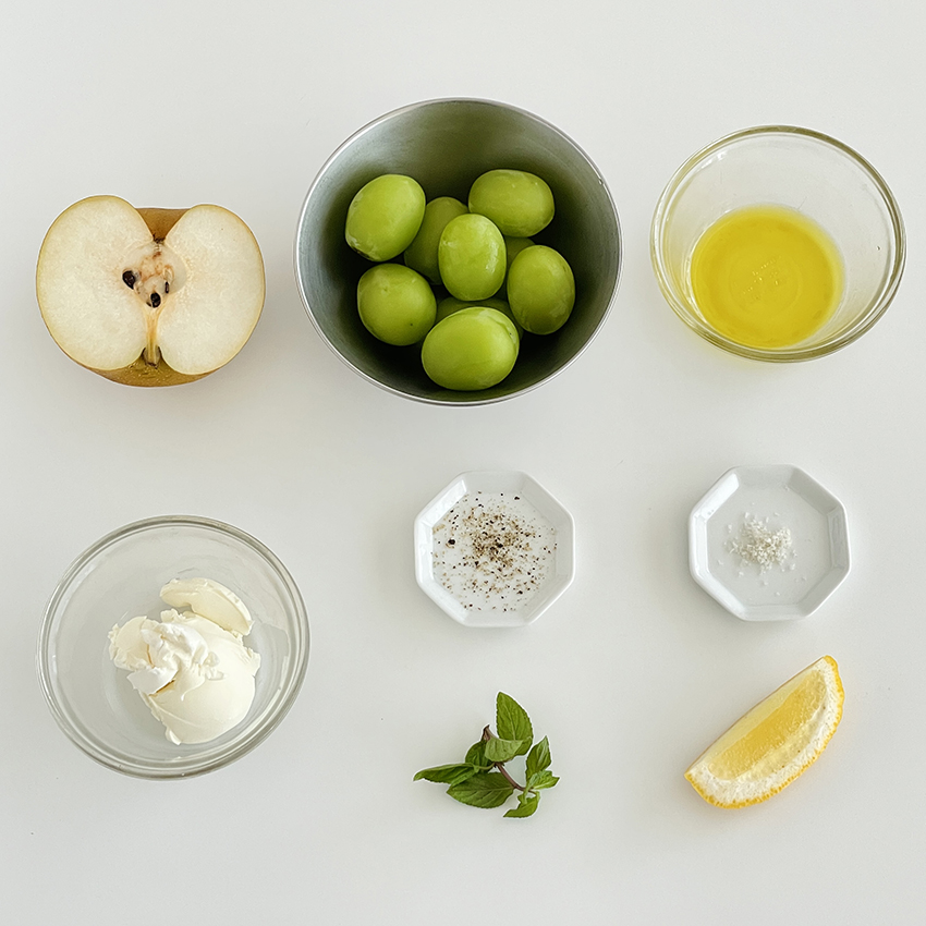 第60回　シャインマスカットと和梨のサラダ／菓子研究家・福田里香さん の【台所はいつもセレンディピティ】