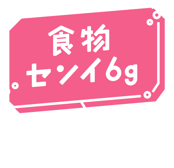 食物センイ 6g
