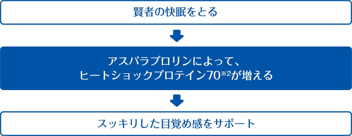 睡眠の質の向上をサポートする仕組みの図