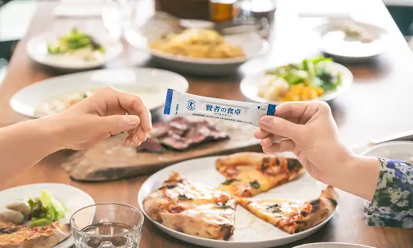 食後の血糖値や血中中性脂肪の
上昇をおだやかに