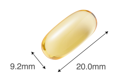 リニューアル後のスーパーフィッシュオイル（20.0×9.2mm）