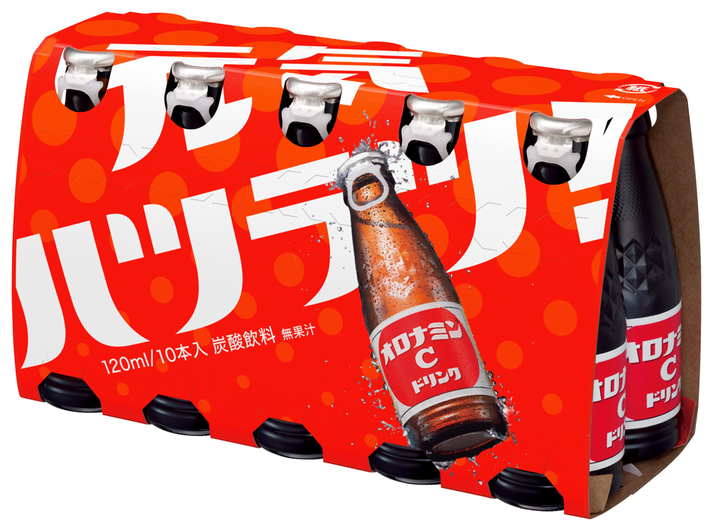 オロナミンCドリンクのパッケージ例