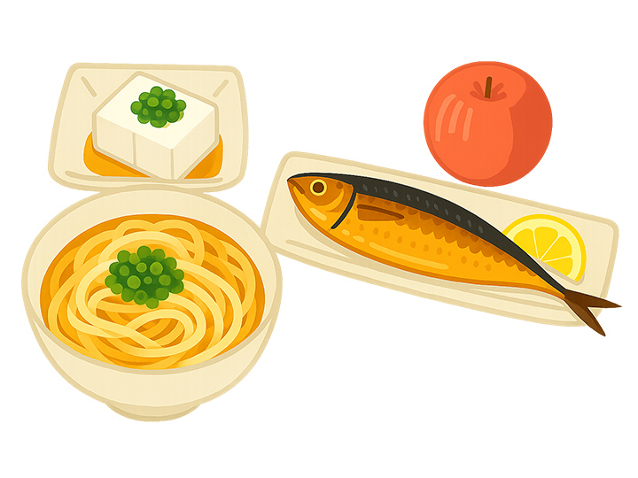 消化に優しい食事の例