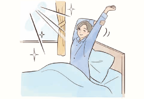太陽の光を浴びて体内時計を意識