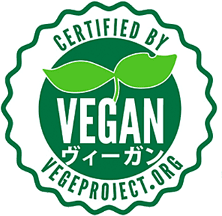 ヴィーガン VEGAN CERTIFIED BY VEGEPROJECT.ORG