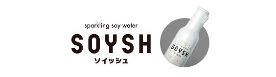sparkling soy water SOYSH ソイッシュ