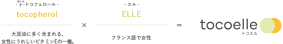 TOCOPHEROL × ELLE = tocoelle