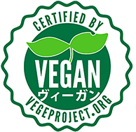 ヴィーガン VEGAN CERTIFIED BY VEGEPROJECT.ORG